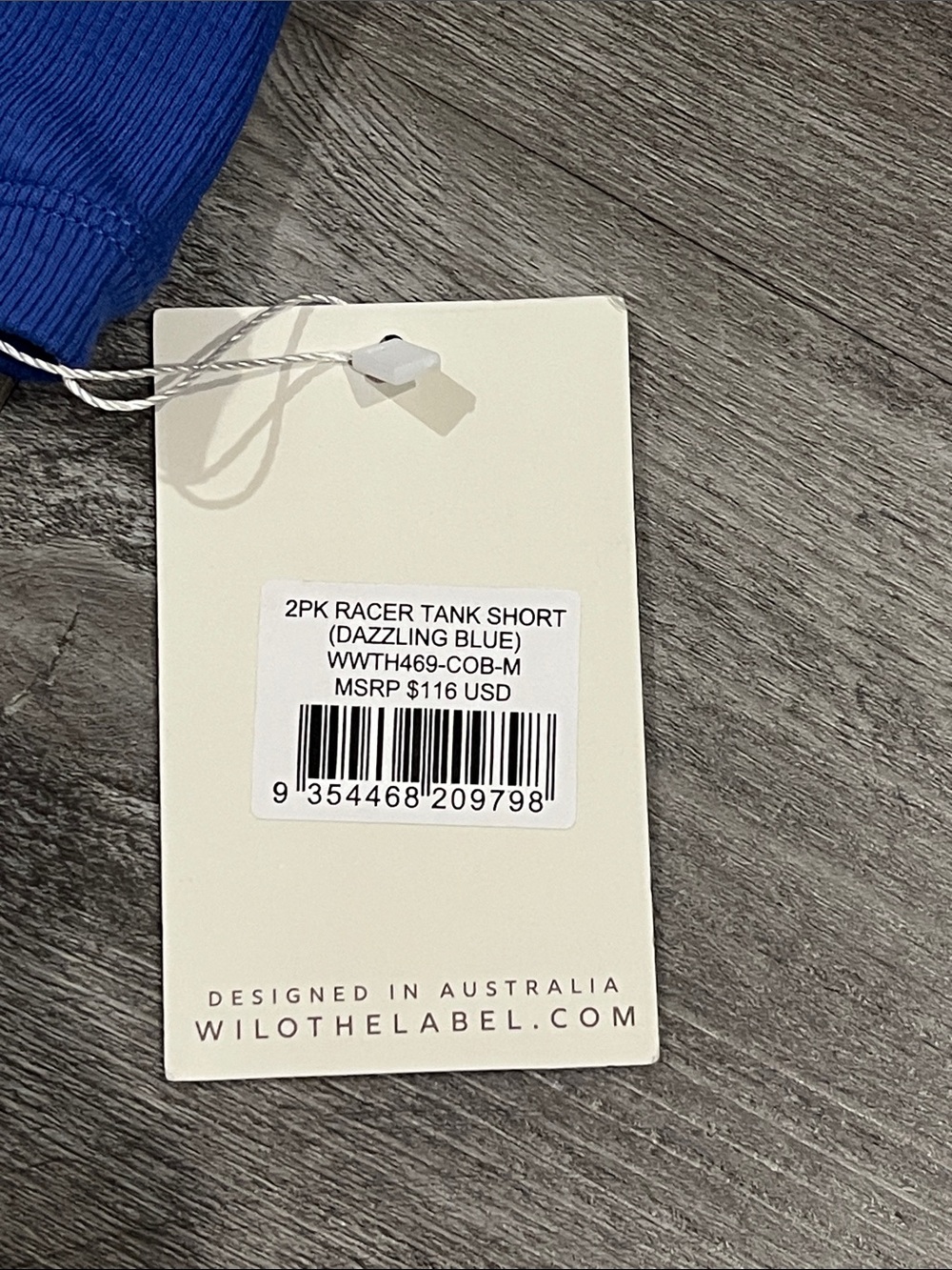 WILO Tank Top & Shorts Set, size M, NEW - Picture 9 of 12